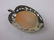 Gorgeous Antique Sterling Silver Shell Cameo Pendant - 2