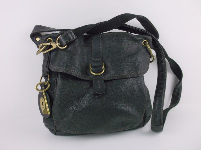 Stunning Fossil Leather Handbag Messenger Bag (1 of 6)