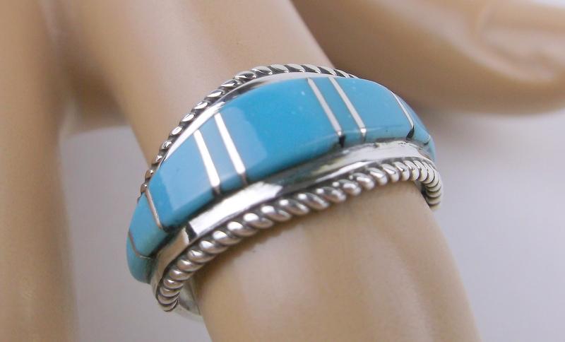 Deede Penteah Zuni Sterling Silver Turquoise Ring 7 (1 of 2)