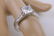 Stunning Sterling Silver Engagement Ring 8