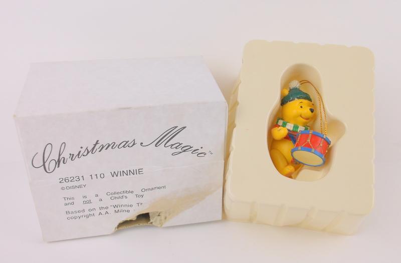 Disney Christmas Magic Winnie Pooh Ornament Scarce: Disney original (Not a store Cheapie) by Grolier, limited Edition in original box and in excellent condition.