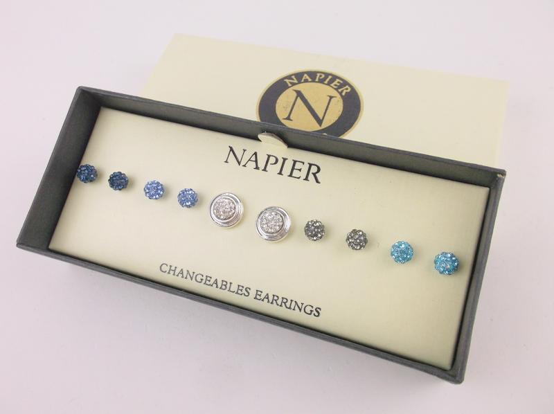 New Boxed Napier Earrings Set Interchangeable (1 of 1)