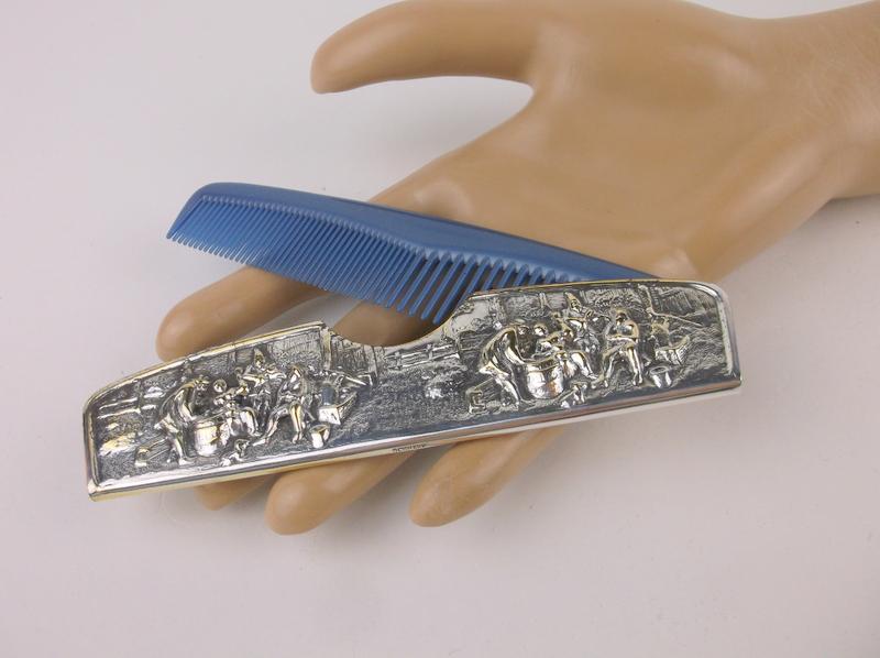 Antique Danish Colonial Scene Comb Denmark (1 of 5)