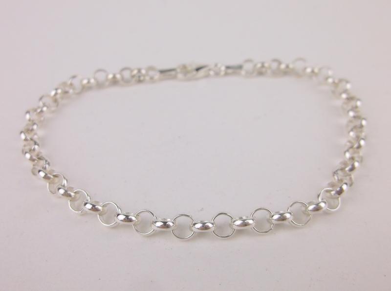 Stunning Sterling Silver Chain Bracelet 7 Inch (1 of 1)