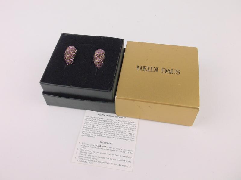New Boxed Heidi Daus Crystal Earrings (1 of 2)