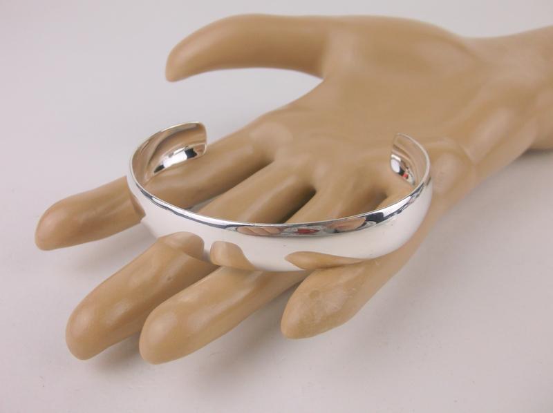 Stunning Vintage Large Sterling Silver Cuff Bracelet (1 of 3)