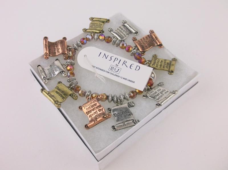 New Lara Jean Inspired Ten Commandments Bracelet Boxed (1 of 2)