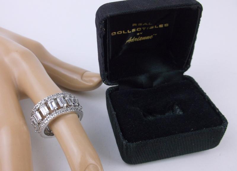 New Adrienne Sterling Silver Ornate Ring 8 Boxed (1 of 3)