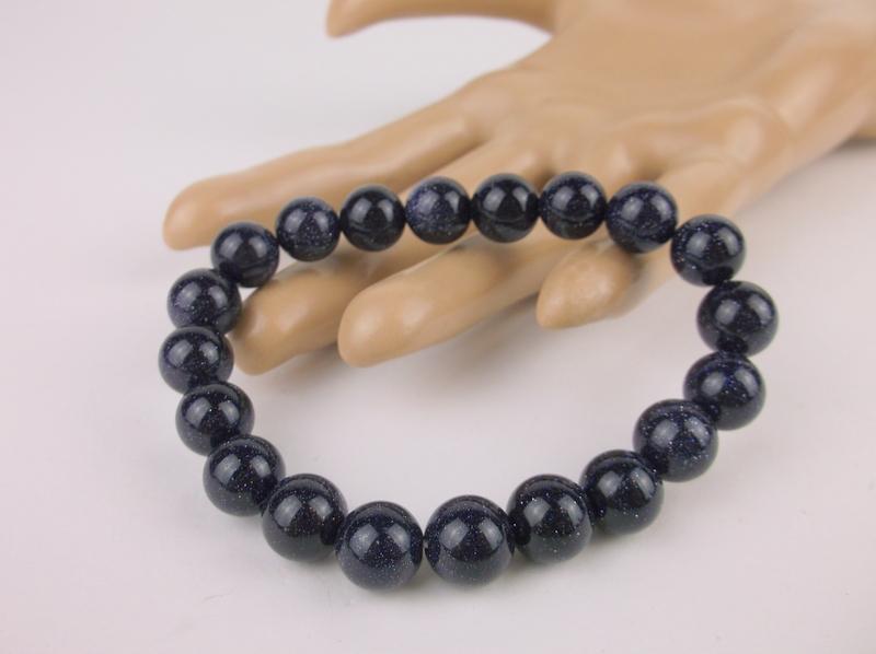 New Healing Genuine Blue Sandstone Bracelet Large (1 of 1)