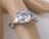 New Boxed Sterling Silver Engagement Ring 7.25 - 2