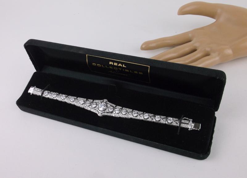 New Boxed Adrienne Sterling Diamonite Bracelet 7.5" (1 of 6)