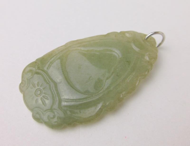 New Healing Genuine Jade Buddha Pendant (1 of 1)
