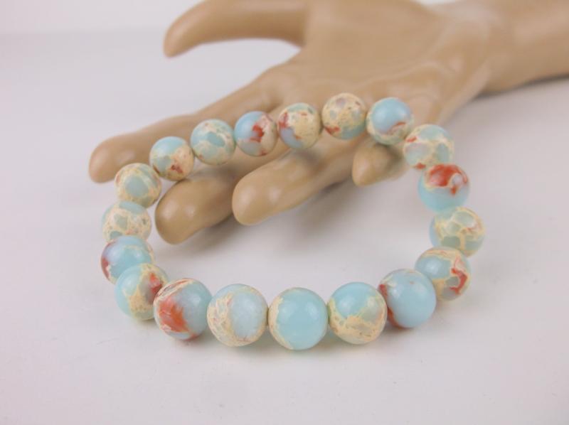 New Healing Genuine Shoushan Stone Bracelet Large (1 of 1)