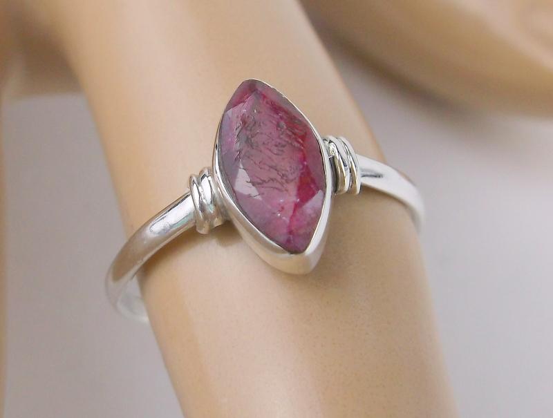 New Sterling Silver 1ct Ruby Ring Size 6.5 (1 of 1)