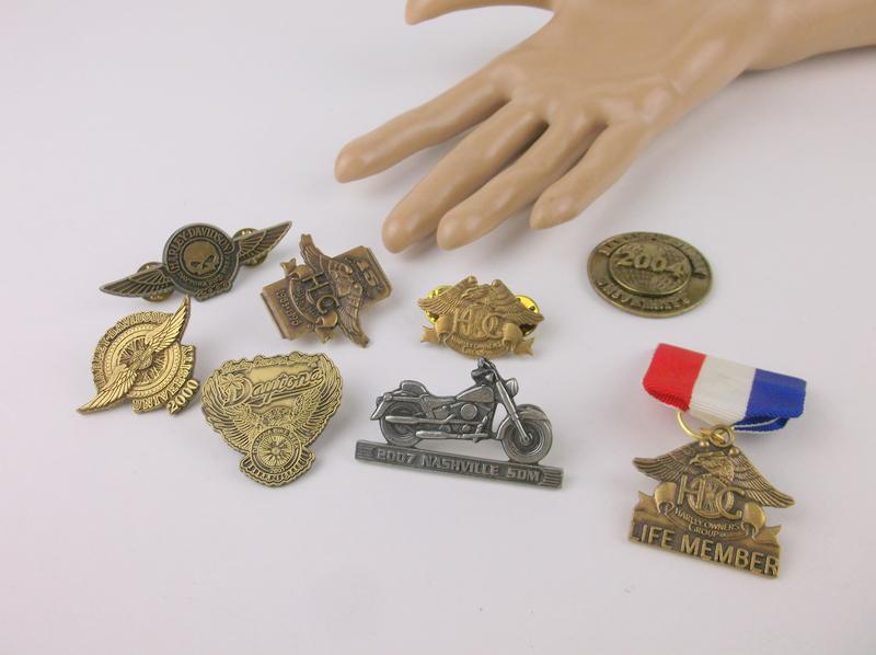 Lot of Harley Davidson Motorcycle Pins Medals (1 of 3)