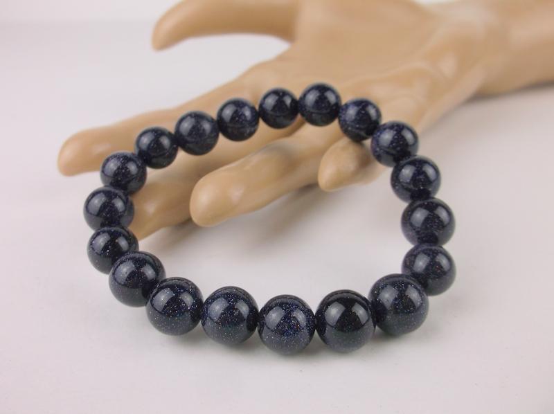 New Healing Genuine Blue Sandstone Bracelet Large (1 of 1)