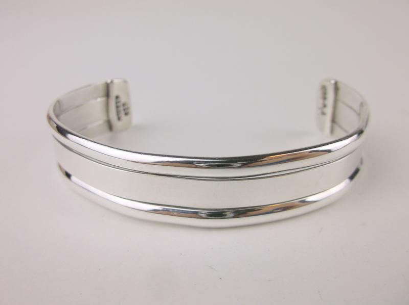 Stunning Vintage Taxco Sterling Cuff Bracelet Heavy (1 of 3)