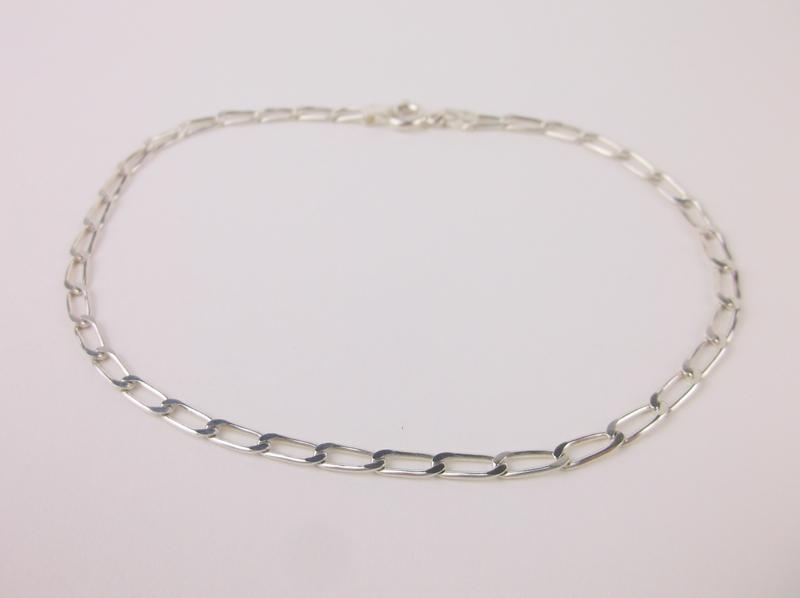 New Sterling Silver Bracelet or Anklet 9 Inch: Solid Sterling Silver Guaranteed, in Brand New Never Worn Condition.