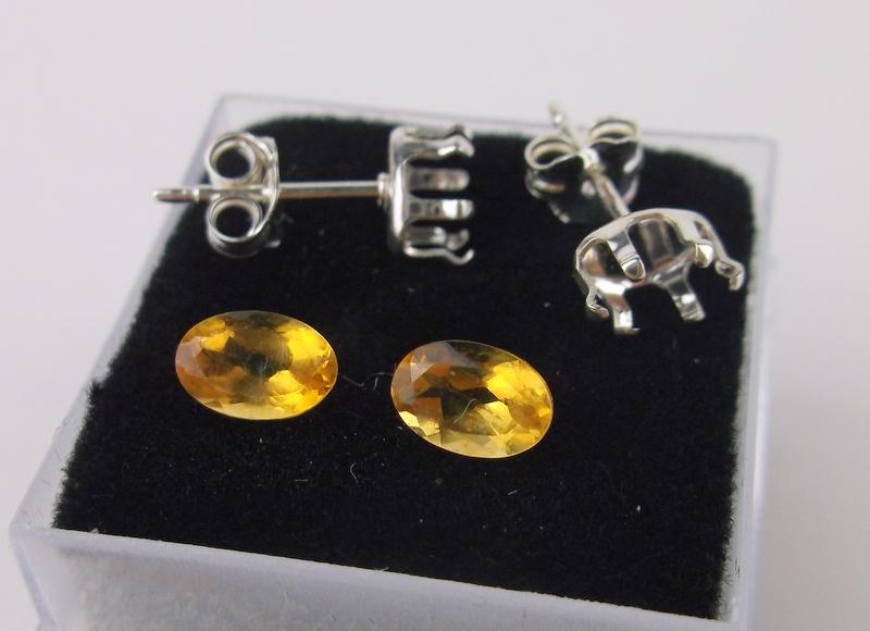 Stunning Sterling Citrine Gemstones For Mounting (1 of 1)