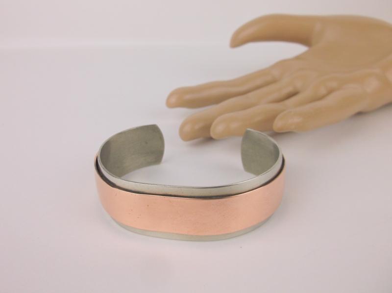 Gorgeous Vintage Copper Cuff Bracelet (1 of 2)