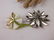 Stunning Vintage Enameled Rhinestone Flower Brooches - 2