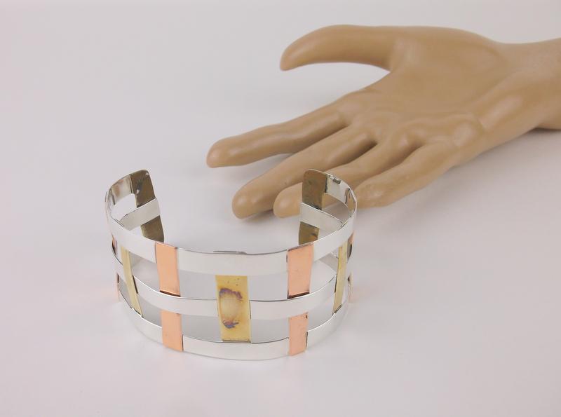 Stunning Huge Robert Lee Morris Sterling Cuff Bracelet (1 of 3)