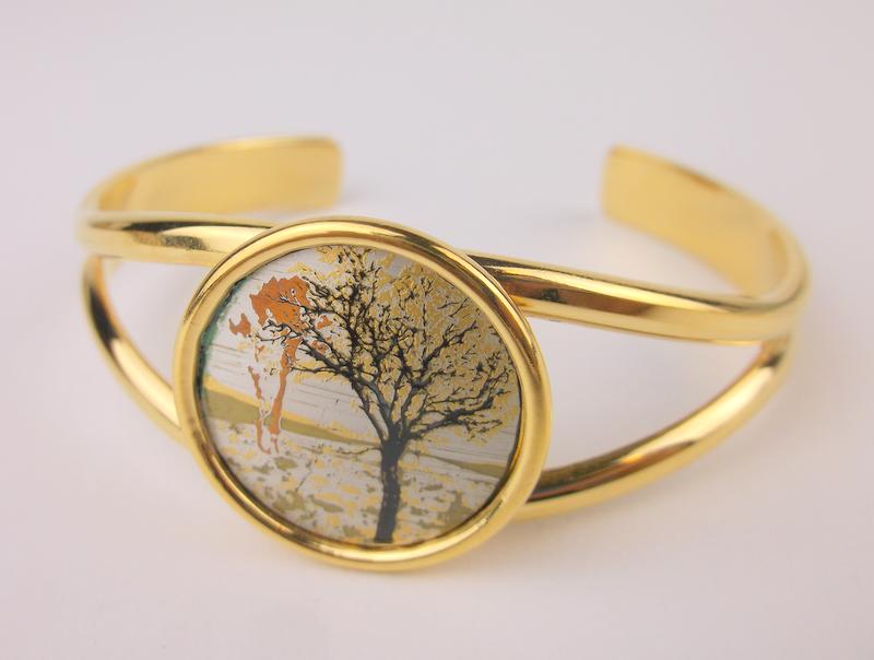 Vintage Reed Barton Damascene Cuff Bracelet Like New: new condition