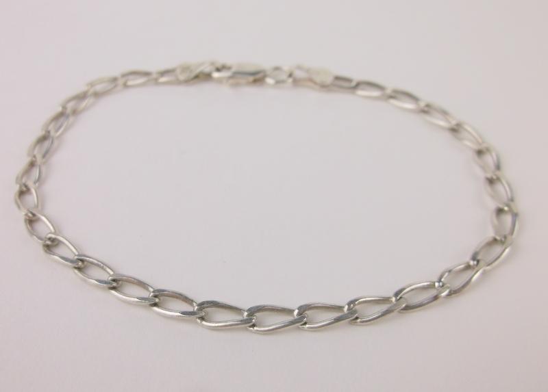 Gorgeous Sterling Silver Chain Bracelet 7 Inch (1 of 1)