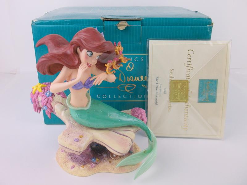 Disney~WDCC~THE LITTLE MERMAID~ARIEL~SEAHORSE SURPRISE~41184
