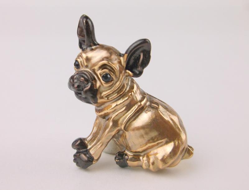 Stunning Enameled Rhinestone Dog Brooch (1 of 1)