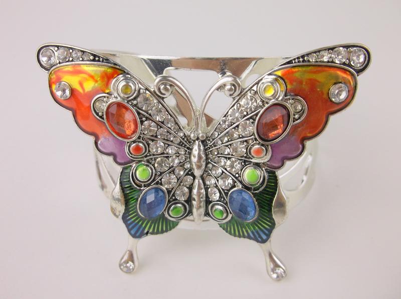 Stunning Huge Butterfly Cuff Bracelet (1 of 4)