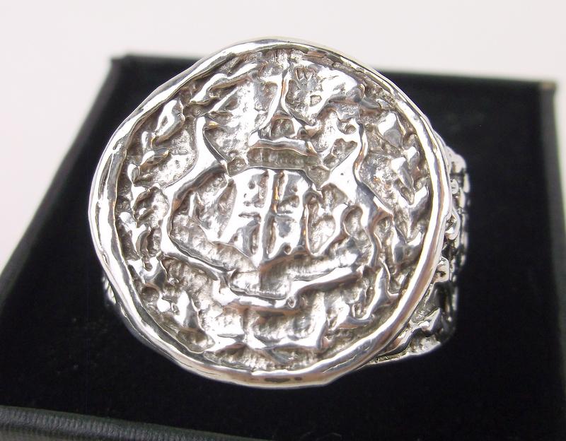 Antique Boxed Sterling Stag Wax Seal Signet Ring 11 (1 of 8)