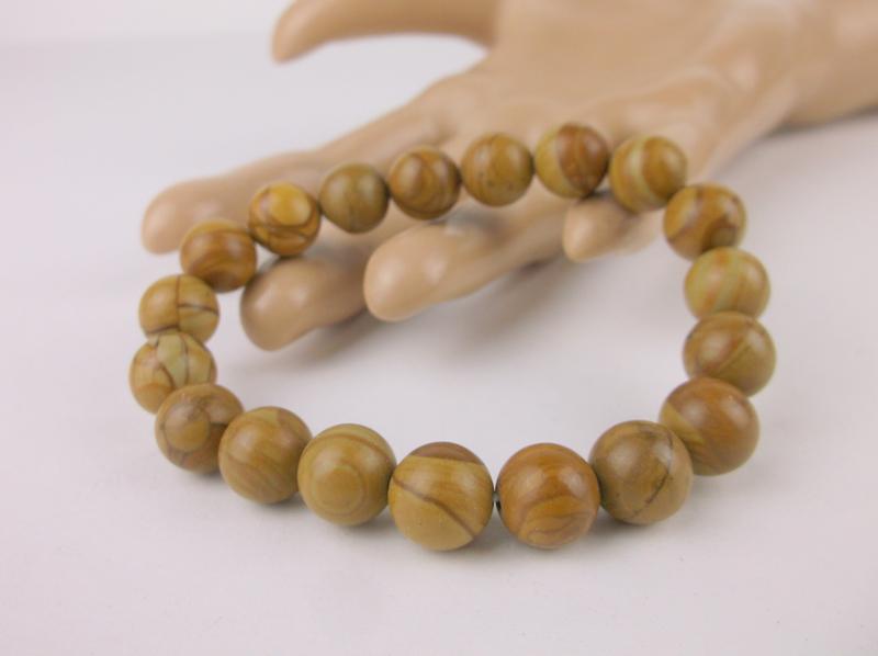 New Healing Genuine Woodline Jasper Bracelet Large (1 of 1)