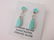 Victor Thompson Navajo Sterling Turquoise Earrings