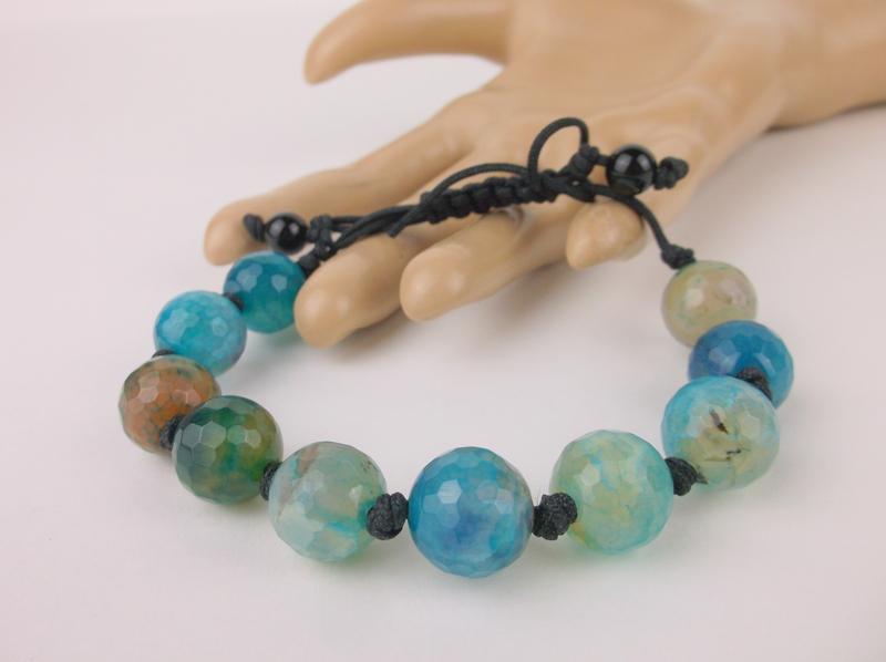 New Healing Genuine Blue Calcite Bracelet Large (1 of 1)