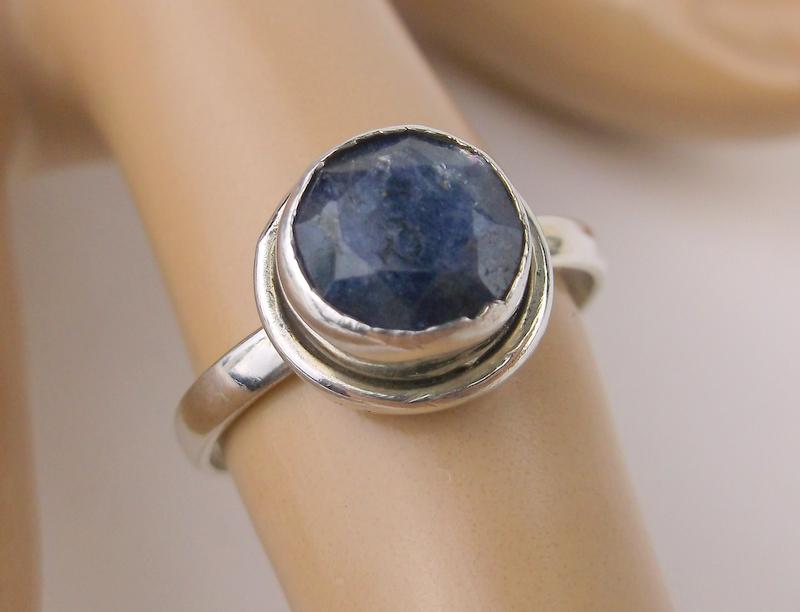 New Sterling Silver 2ct Sapphire Ring Size 7 (1 of 1)