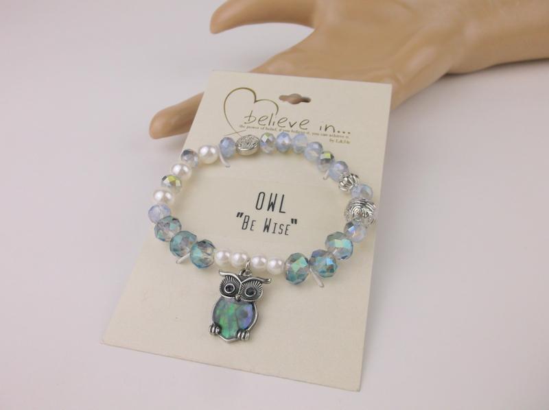 New Abalone Owl Bracelet: new condition