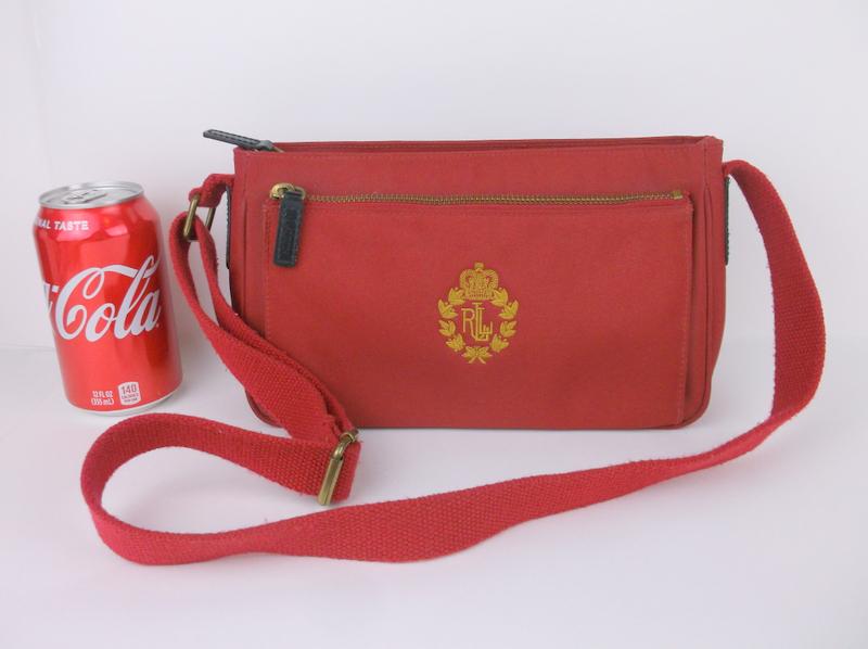 Gorgeous Ralph Lauren Canvas Leather Handbag (1 of 4)