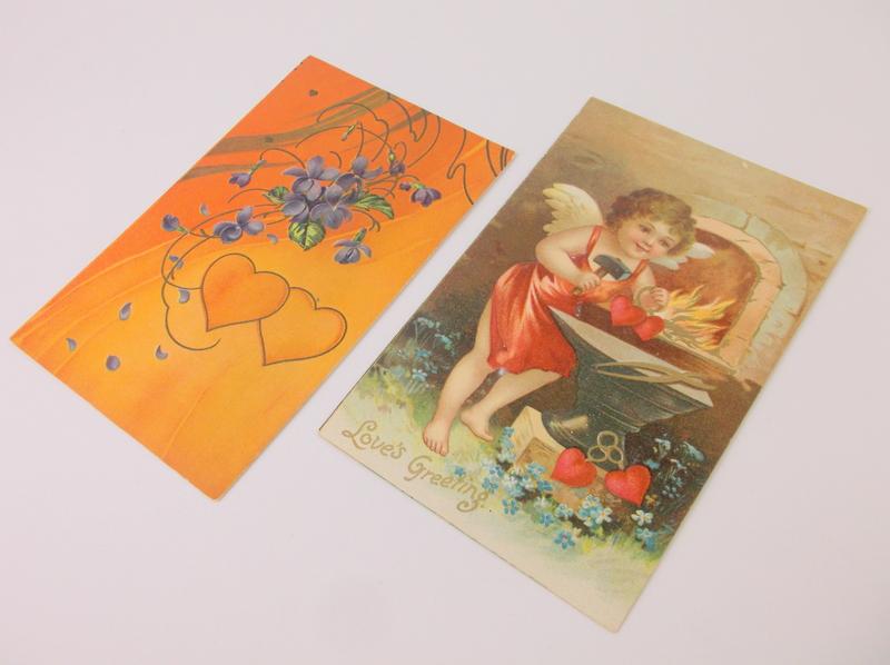 Antique 1918 Valentines Day Postcards (1 of 3)