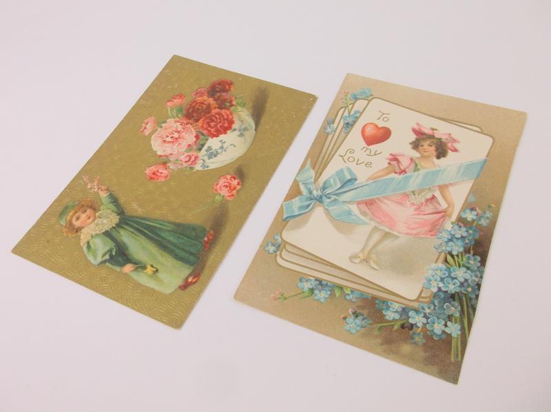Antique 1919 Valentines Day Postcards (1 of 2)