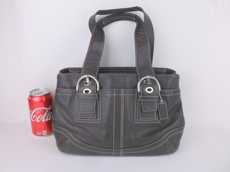 Gorgeous Leather Coach Handbag Purse (1 of 6)