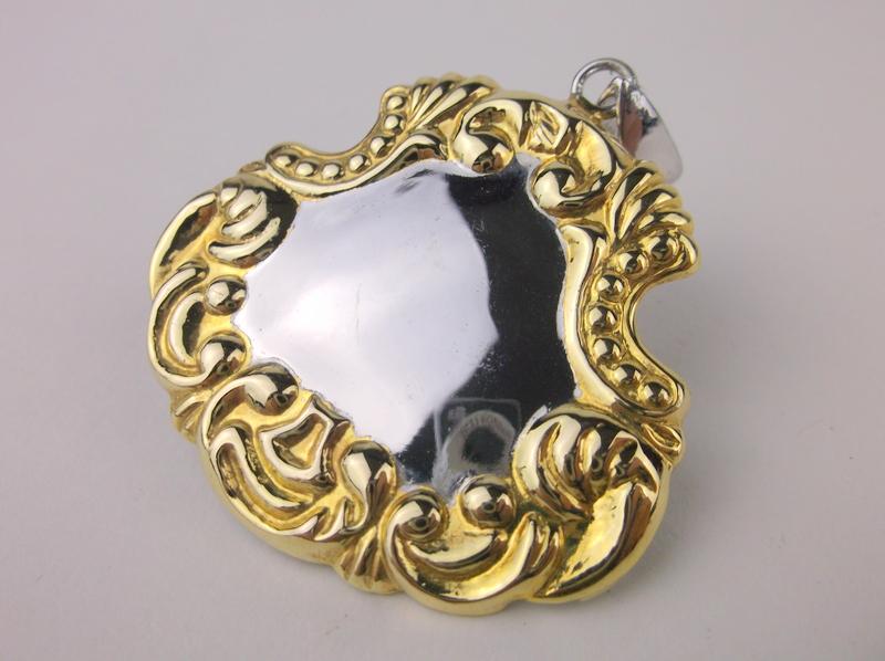 Stunning Large Ornate Sterling Silver Pendant (1 of 1)