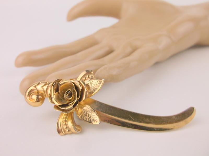 Stunning Large Antique Coro Craft Sword Brooch (1 of 4)