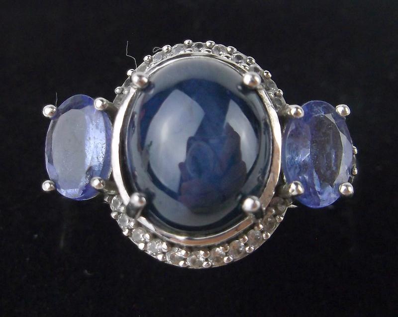Kingdom Hearts Sterling Silver Star Sapphire Ring 7 (1 of 3)
