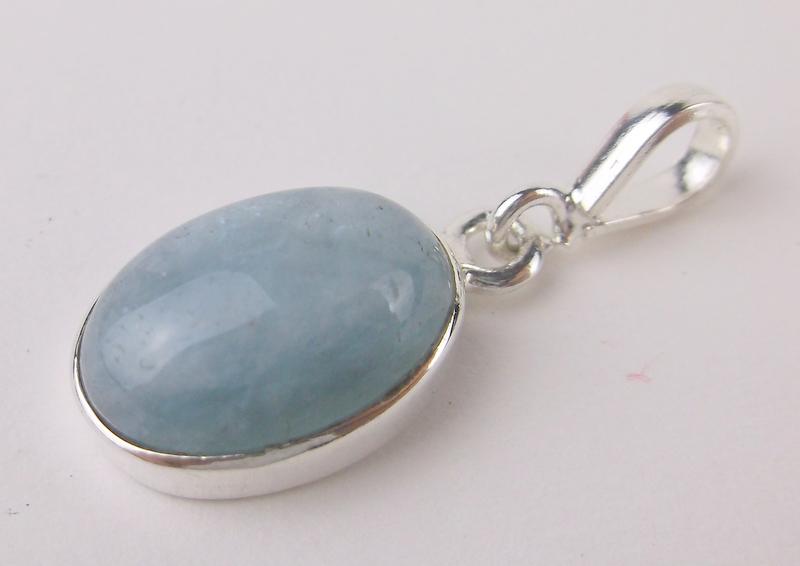 New Sterling Silver Moonstone Pendant (1 of 1)