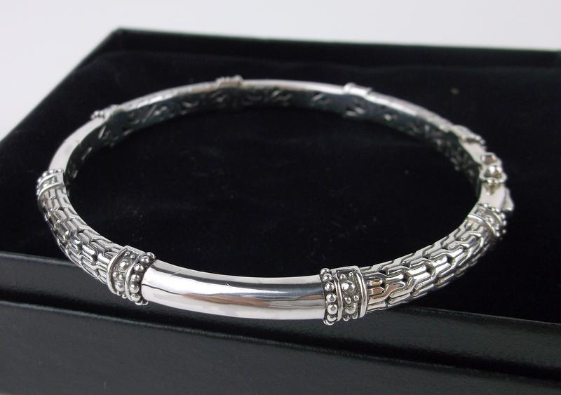 Stunning Heavy Boxed Sarda Sterling Silver Bracelet (1 of 4)