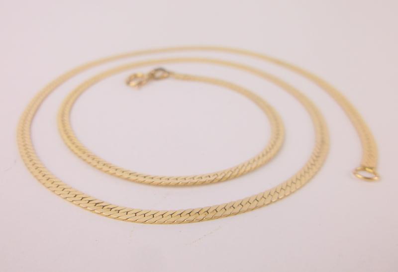 Like New 14kt Gold Chain Necklace 16" Length (1 of 6)