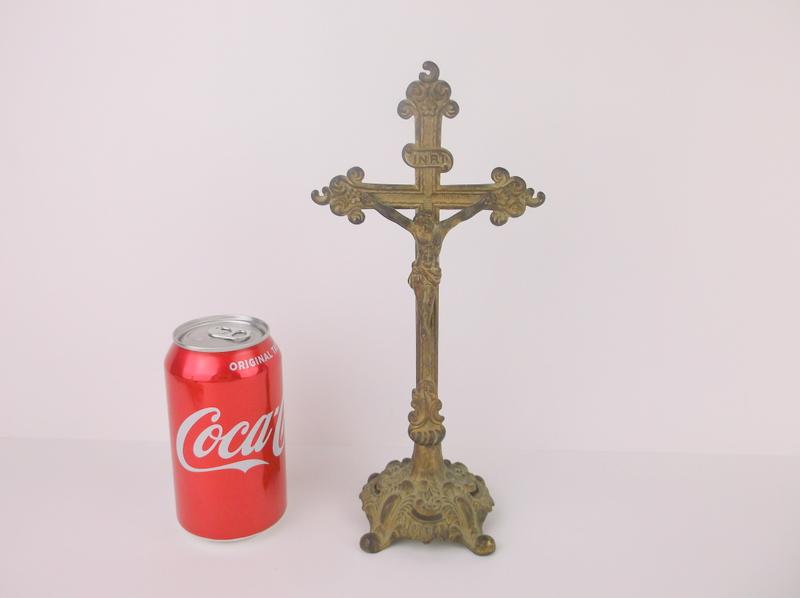 Antique Early 1900s Crucifix on Stand (1 of 7)