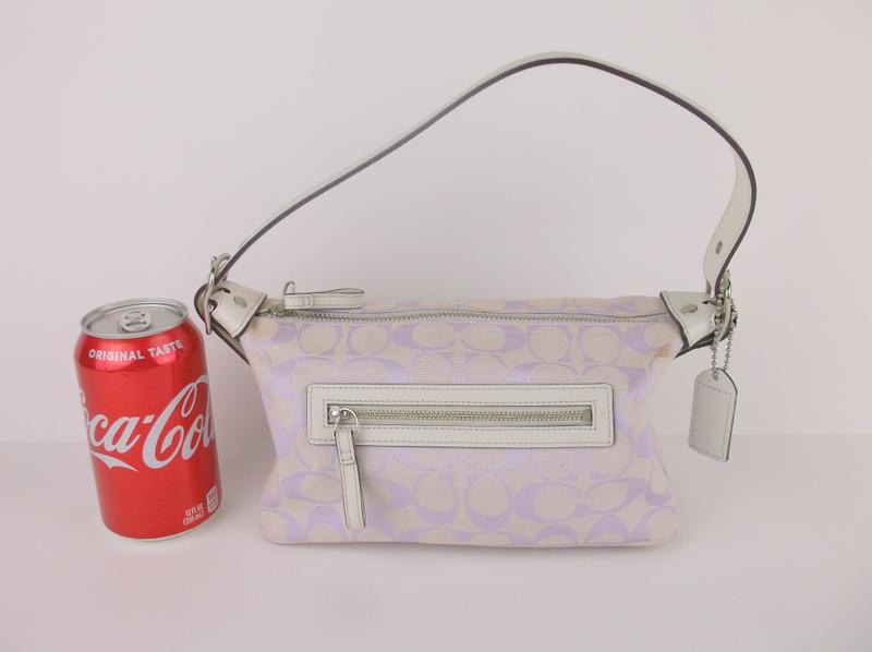 Gorgeous Coach Leather Canvas Crossbody Handbag (1 of 5)