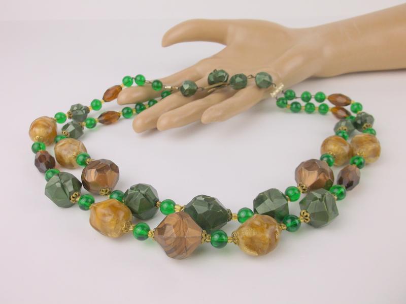 Stunning Antique 1950s W Germany Necklace 20"" (1 of 4)